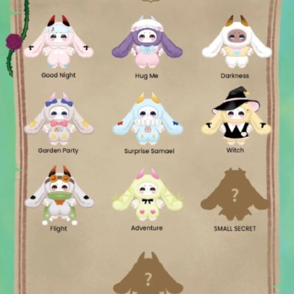 Samael Magic Wardrobe Series Plush Dolls, Blind Box - Picture 3 of 4